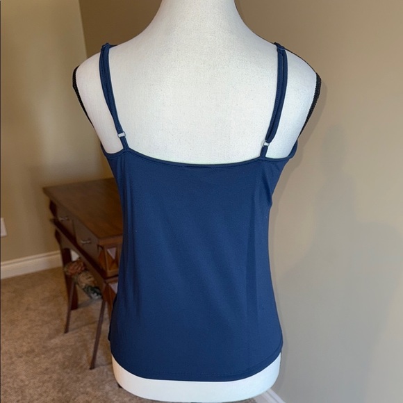 Cleo Camisole Cami Blue Spaghetti Strap Top - Picture 3 of 5